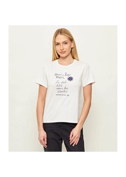 Weekend MaxMara T-shirt PANTERA | Regular Fit ze sklepu Gomez Fashion Store w kategorii Bluzki damskie - zdjęcie 188758174