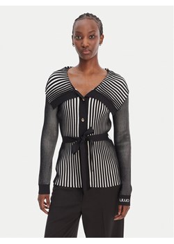Liu Jo Sport Kardigan TA6116 MS55N Czarny Regular Fit ze sklepu MODIVO w kategorii Swetry damskie - zdjęcie 188758360