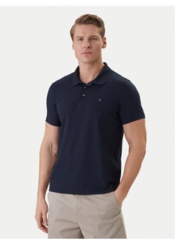 Calvin Klein Polo LV04LF200G Granatowy Slim Fit ze sklepu MODIVO w kategorii T-shirty męskie - zdjęcie 188758370