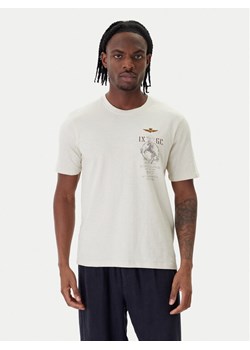 Aeronautica Militare T-Shirt 261TS2543UJ00686 Beżowy Regular Fit ze sklepu MODIVO w kategorii T-shirty męskie - zdjęcie 188758433