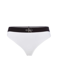 Calvin Klein Stringi Kobiety biały jednolity ze sklepu vangraaf w kategorii Majtki damskie - zdjęcie 188759341