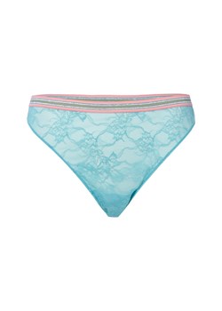 Mey Stringi Kobiety turkusowy jednolity ze sklepu vangraaf w kategorii Majtki damskie - zdjęcie 188759343