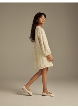 Reserved - Sukienka z cekinami - jasnożółty ze sklepu Reserved w kategorii Sukienki dziewczęce - zdjęcie 188759773