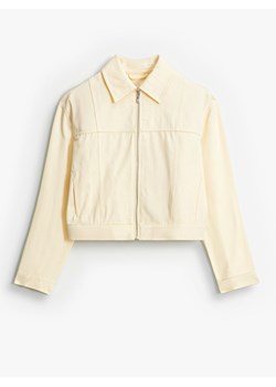 Mohito - Masełkowa kurtka boxy - żółty ze sklepu Mohito w kategorii Kurtki damskie - zdjęcie 188760161