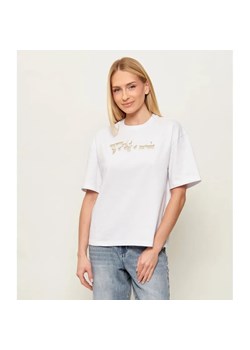 Just Cavalli T-shirt | Regular Fit ze sklepu Gomez Fashion Store w kategorii Bluzki damskie - zdjęcie 188760444
