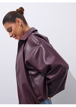 Mohito - Burgundowa kurtka oversize - mahoń ze sklepu Mohito w kategorii Kurtki damskie - zdjęcie 188761644