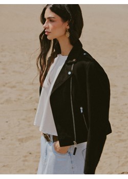 Mohito - Skórzana ramoneska - czarny ze sklepu Mohito w kategorii Kurtki damskie - zdjęcie 188761654