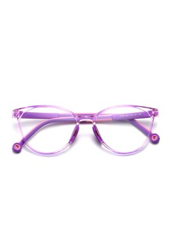 Okulary dla dziewczynki zerówki do komputera z filtrem Blue Light 25183B róż/fiolet ze sklepu Stylion w kategorii Akcesoria dziecięce - zdjęcie 188762422