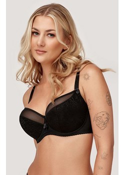 Azal biustonosz półusztywniany semi-soft czarny Vanessa, Kolor czarny, Rozmiar 70E, AZAL ze sklepu Primodo w kategorii Biustonosze - zdjęcie 188763824