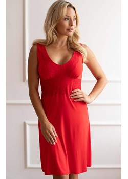 Koszula nocna czerwona Louise, Kolor czerwony, Rozmiar 4XL, Babella ze sklepu Primodo w kategorii Koszule nocne - zdjęcie 188764024