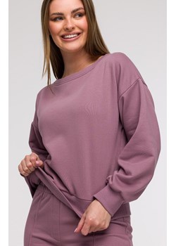 Bluza damska z otwartymi plecami wrzosowa B293, Kolor wrzosowy, Rozmiar L, BeWear ze sklepu Primodo w kategorii Bluzy damskie - zdjęcie 188764131