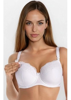 Ciążowy biustonosz do karmienia biały usztywniany Marte Mama 205, Kolor biały, Rozmiar 100B, Teyli ze sklepu Primodo w kategorii Biustonosze - zdjęcie 188764372