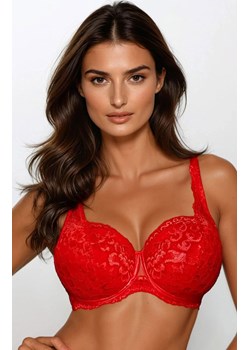 Czerwony koronkowy biustonosz push-up Maisa V-7591, Kolor czerwony, Rozmiar 65C, Axami ze sklepu Primodo w kategorii Biustonosze - zdjęcie 188764541