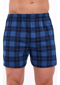 Bawełniane bokserki męskie Comfort 002/316, Kolor niebieski-kratka, Rozmiar 2XL, Cornette ze sklepu Primodo w kategorii Majtki męskie - zdjęcie 188765021