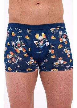 Bawełniane bokserki męskie Tattoo 280/249 Mouse, Kolor granatowy-wzór, Rozmiar 2XL, Cornette ze sklepu Primodo w kategorii Majtki męskie - zdjęcie 188765054