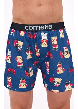 Bawełniane bokserki męskie serca Classic 881/02, Kolor granatowy-wzór, Rozmiar 2XL, Cornette ze sklepu Primodo w kategorii Majtki męskie - zdjęcie 188765143