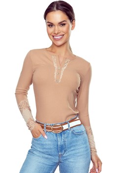 Eldar beżowa bluzka damska Jesenia, Kolor beżowy, Rozmiar M, Eldar ze sklepu Primodo w kategorii Bluzki damskie - zdjęcie 188766371