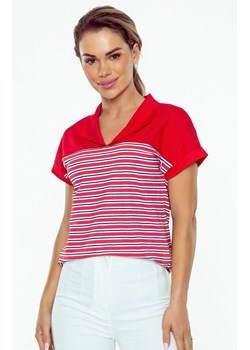 Bluzka damska czerwono biała w paski Tatina, Kolor czerwono-biały, Rozmiar S, Eldar ze sklepu Primodo w kategorii Bluzki damskie - zdjęcie 188766571