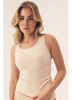 Esotiq prążkowany podkoszulek damski Comfort 39584-80X, Kolor beżowy, Rozmiar L, Esotiq ze sklepu Primodo w kategorii Podkoszulki i halki - zdjęcie 188766922