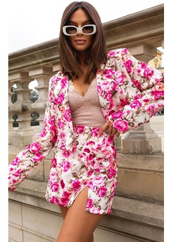 Elegancki komplet ze spódnico-spodenkami DHJ-KMPL-A6091.18, Kolor różowo-ecru, Rozmiar S/M, ITALY MODA ze sklepu Primodo w kategorii Spódnice - zdjęcie 188768314