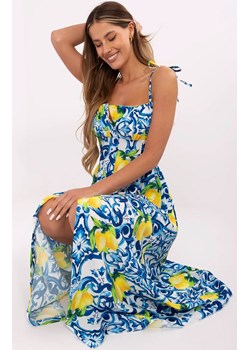 Sukienka na ramiączkach MI-SK-23817-11.89, Kolor niebieski, Rozmiar uniwersalny, ITALY MODA ze sklepu Primodo w kategorii Sukienki - zdjęcie 188768611