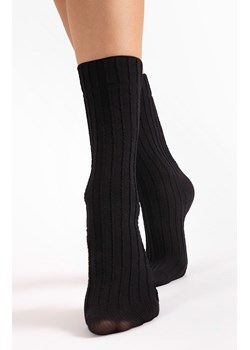 Fiore skarpetki damskie w prążek czarne BASICO 40 DEN, Kolor czarny, Rozmiar uniwersalny, Fiore ze sklepu Primodo w kategorii Skarpetki damskie - zdjęcie 188768862