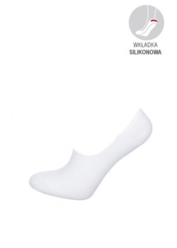Stopki bawełniane damskie białe Footies 03, Kolor biały, Rozmiar 36-38, Fiore ze sklepu Primodo w kategorii Skarpetki damskie - zdjęcie 188768920