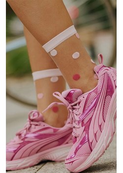 Cienkie skarpetki w kropki różowe Punta, Kolor różowy-wzór, Rozmiar 35-38, Gabriella ze sklepu Primodo w kategorii Skarpetki damskie - zdjęcie 188769184