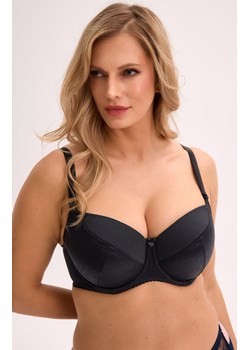 Gaia biustonosz usztywniany czarny Full Cup Kate Art.281, Kolor czarny, Rozmiar 75B, Gaia ze sklepu Primodo w kategorii Biustonosze - zdjęcie 188769383