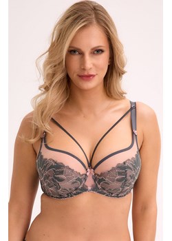 Gaia biustonosz półusztywninany semi-soft Priya 1318, Kolor grafitowo-różowy, Rozmiar 100B, Gaia ze sklepu Primodo w kategorii Biustonosze - zdjęcie 188769442