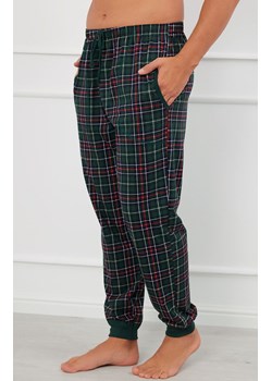 Spodnie męskie długie od piżamy Fogo, Kolor zielony-wzór, Rozmiar M, Italian Fashion ze sklepu Primodo w kategorii Piżamy męskie - zdjęcie 188771193