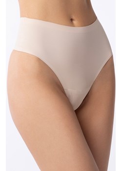 Stringi damskie z wysokim stanem beżowe String Maxi Simple, Kolor beżowy, Rozmiar L, Julimex ze sklepu Primodo w kategorii Majtki damskie - zdjęcie 188772763