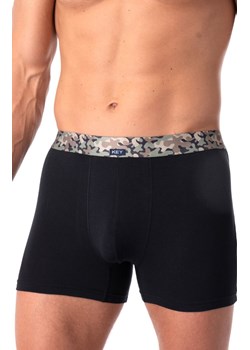 Czarne bambusowe bokserki w moro MXH 240, Kolor czarny, Rozmiar M, Key ze sklepu Primodo w kategorii Majtki męskie - zdjęcie 188772973