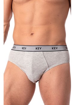 2-pack melanżowe bawełniane slipy szare MPP 222, Kolor szary melanż, Rozmiar M, Key ze sklepu Primodo w kategorii Majtki męskie - zdjęcie 188772990