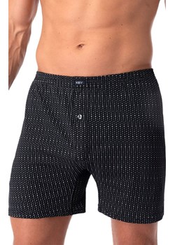 Luźne męskie szorty w kropki czarne MXC 944, Kolor czarny, Rozmiar M, Key ze sklepu Primodo w kategorii Majtki męskie - zdjęcie 188773312