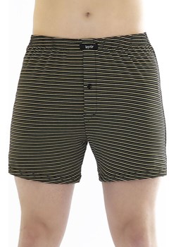 Bawełniane bokserki męskie 600/14, Kolor czarny-wzór, Rozmiar 2XL, leptir ze sklepu Primodo w kategorii Majtki męskie - zdjęcie 188773914