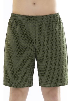 Męskie spodenki do spania 500/14, Kolor zielony-wzór, Rozmiar 2XL, leptir ze sklepu Primodo w kategorii Piżamy męskie - zdjęcie 188774011