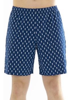Męskie spodenki do spania 500/17, Kolor niebieski-wzór, Rozmiar 2XL, leptir ze sklepu Primodo w kategorii Piżamy męskie - zdjęcie 188774013