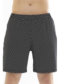 Męskie spodenki do spania 500/24, Kolor czarny-wzór, Rozmiar 2XL, leptir ze sklepu Primodo w kategorii Piżamy męskie - zdjęcie 188774014