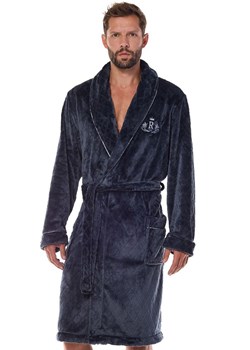 Grafitowy szlafrok damski 2453 Ready, Kolor grafitowy, Rozmiar 2XL, L&amp;L ze sklepu Primodo w kategorii Szlafroki damskie - zdjęcie 188774254