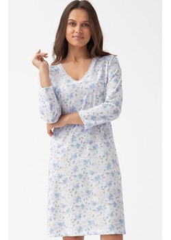 Damska koszula nocna biało-niebieska 261, Kolor biało-niebieski, Rozmiar M, Luna ze sklepu Primodo w kategorii Koszule nocne - zdjęcie 188774610
