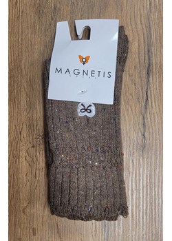 Ciepłe skarpetki damskie w prążek serduszka CO5025 ciemny beż, Kolor ciemny beżowy, Rozmiar uniwersalny, Magnetis ze sklepu Primodo w kategorii Skarpetki damskie - zdjęcie 188774734