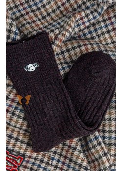 Skarpety damskie w prążek brązowe YN5035 Zwierzaki, Kolor brązowy, Rozmiar uniwersalny, Magnetis ze sklepu Primodo w kategorii Skarpetki damskie - zdjęcie 188774750