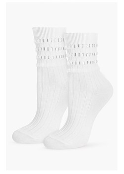 Marilyn białe skarpetki z ozdobnym ściągaczem Mirrors, Kolor biały, Rozmiar 36-40, Marilyn ze sklepu Primodo w kategorii Skarpetki damskie - zdjęcie 188775381