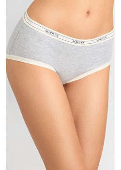 Marilyn bawełniane figi damskie szare Karen, Kolor szary, Rozmiar S/M, Marilyn ze sklepu Primodo w kategorii Majtki damskie - zdjęcie 188775452