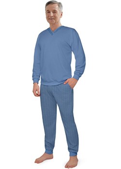 Bawełniana piżama męska Rafał III 415 22, Kolor niebieski, Rozmiar L, MARTEL ze sklepu Primodo w kategorii Piżamy męskie - zdjęcie 188775943