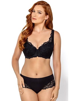 Biustonosz usztywniany balconette czarny Telimena, Kolor czarny, Rozmiar 65E, Mefemi ze sklepu Primodo w kategorii Biustonosze - zdjęcie 188776391