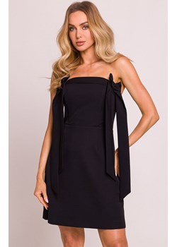 Moe sukienka gorsetowa z kokardkami czarna M851, Kolor czarny, Rozmiar L, MOE ze sklepu Primodo w kategorii Sukienki - zdjęcie 188777423