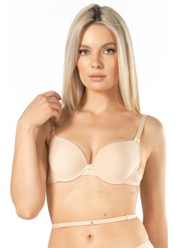 Gładki beżowy biustonosz push-up wielofunkcyjny Ismena 02, Kolor beżowy, Rozmiar 70B, Mefemi ze sklepu Primodo w kategorii Biustonosze - zdjęcie 188779024