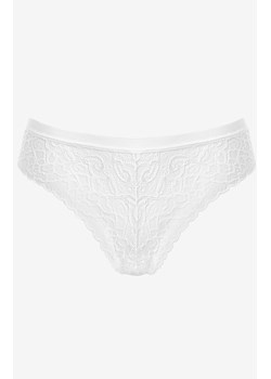 Koronkowe majtki damskie typu brazyliany białe Ortensia, Kolor biały, Rozmiar S, Pierre Cardin ze sklepu Primodo w kategorii Majtki damskie - zdjęcie 188780122
